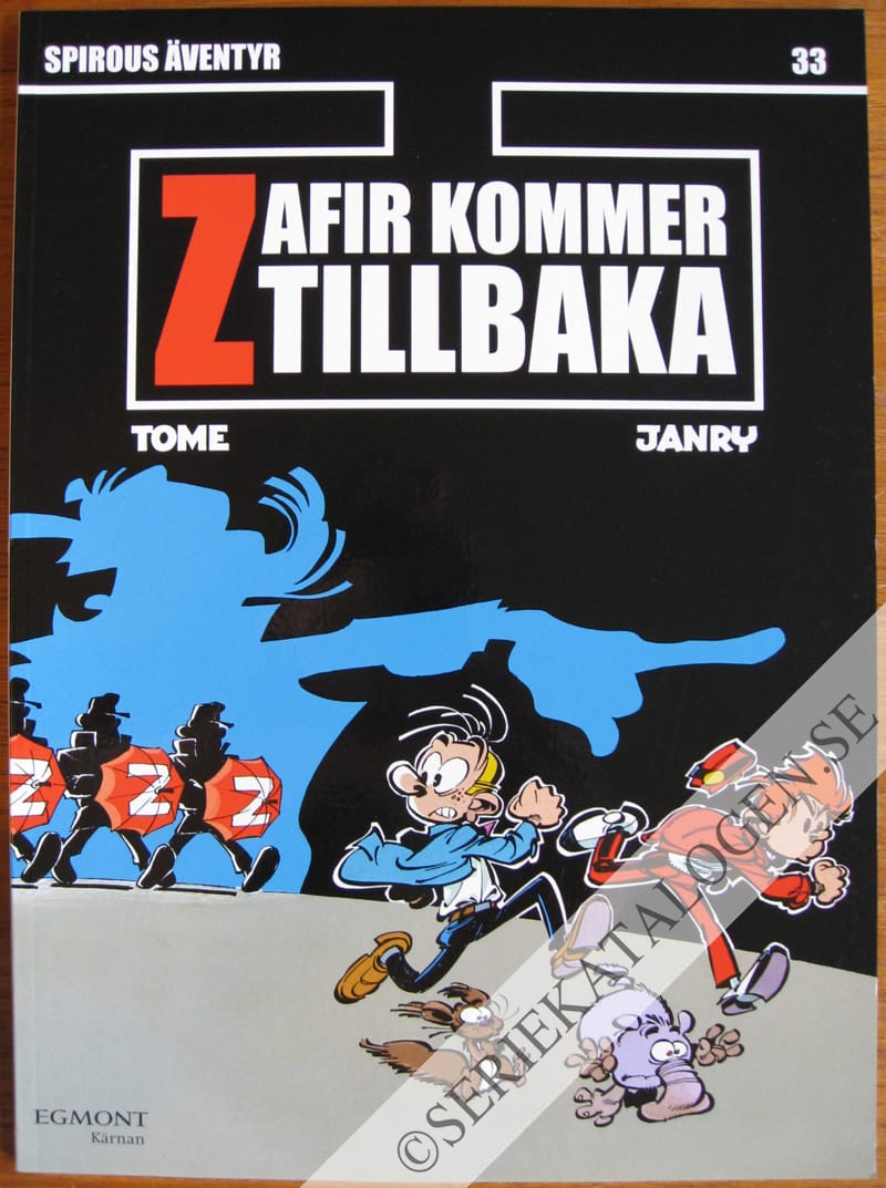 Framsida på Zafir kommer tillbaka (2008)