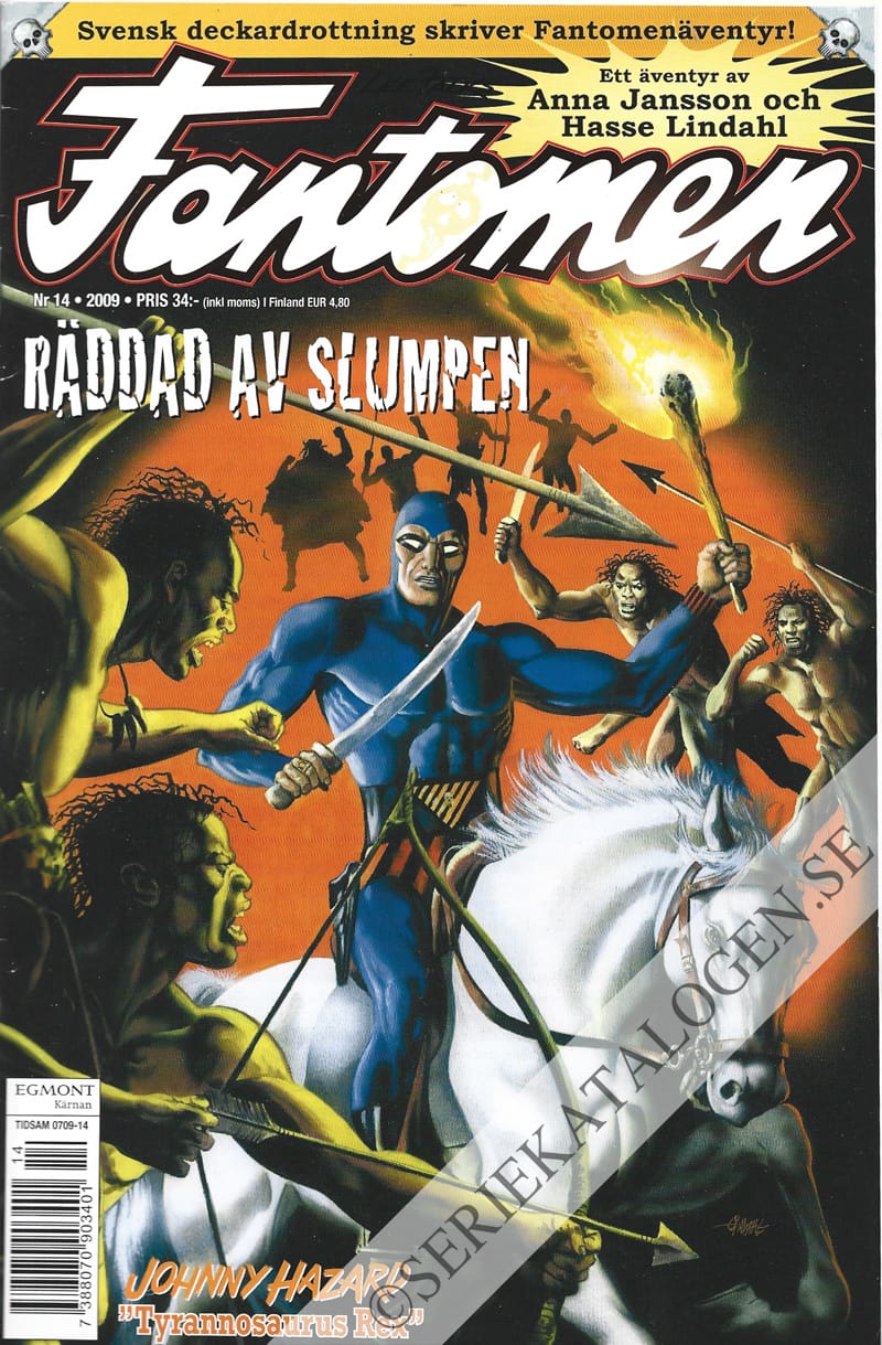 Framsida på Fantomen #14 (2009)