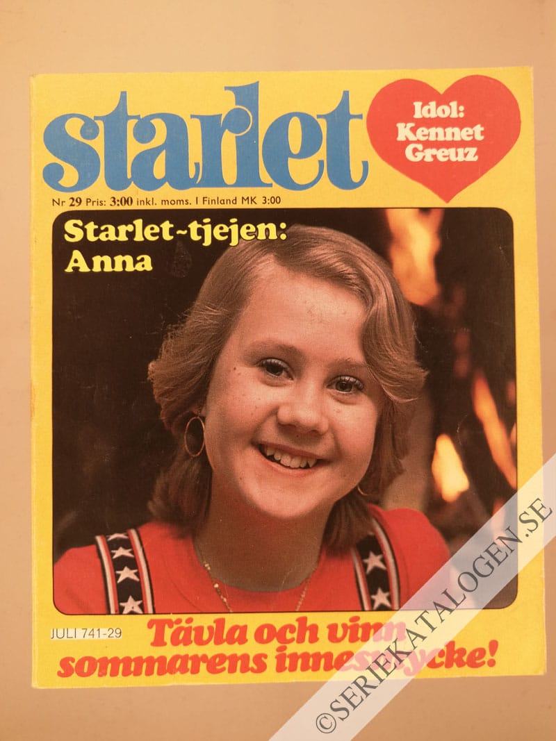 Framsida på Starlet #29 (1977)