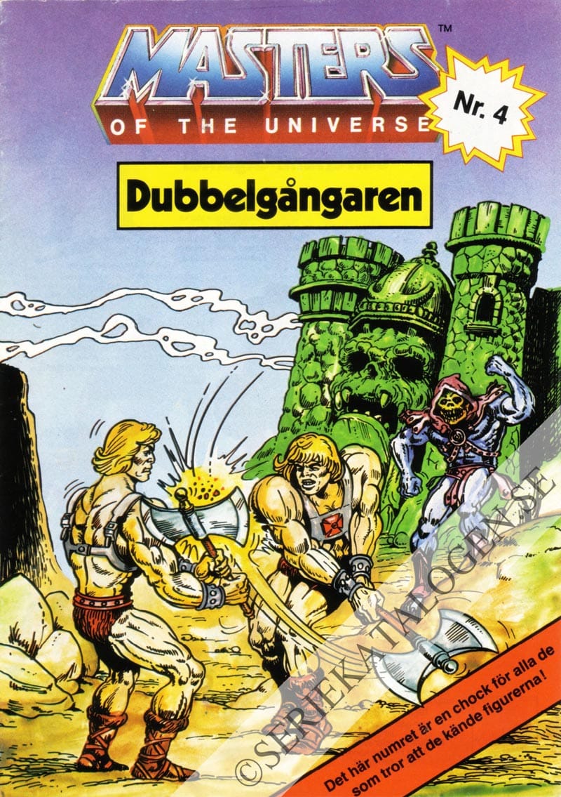 Framsida på Masters of the universe Dubbelgångaren (1982)
