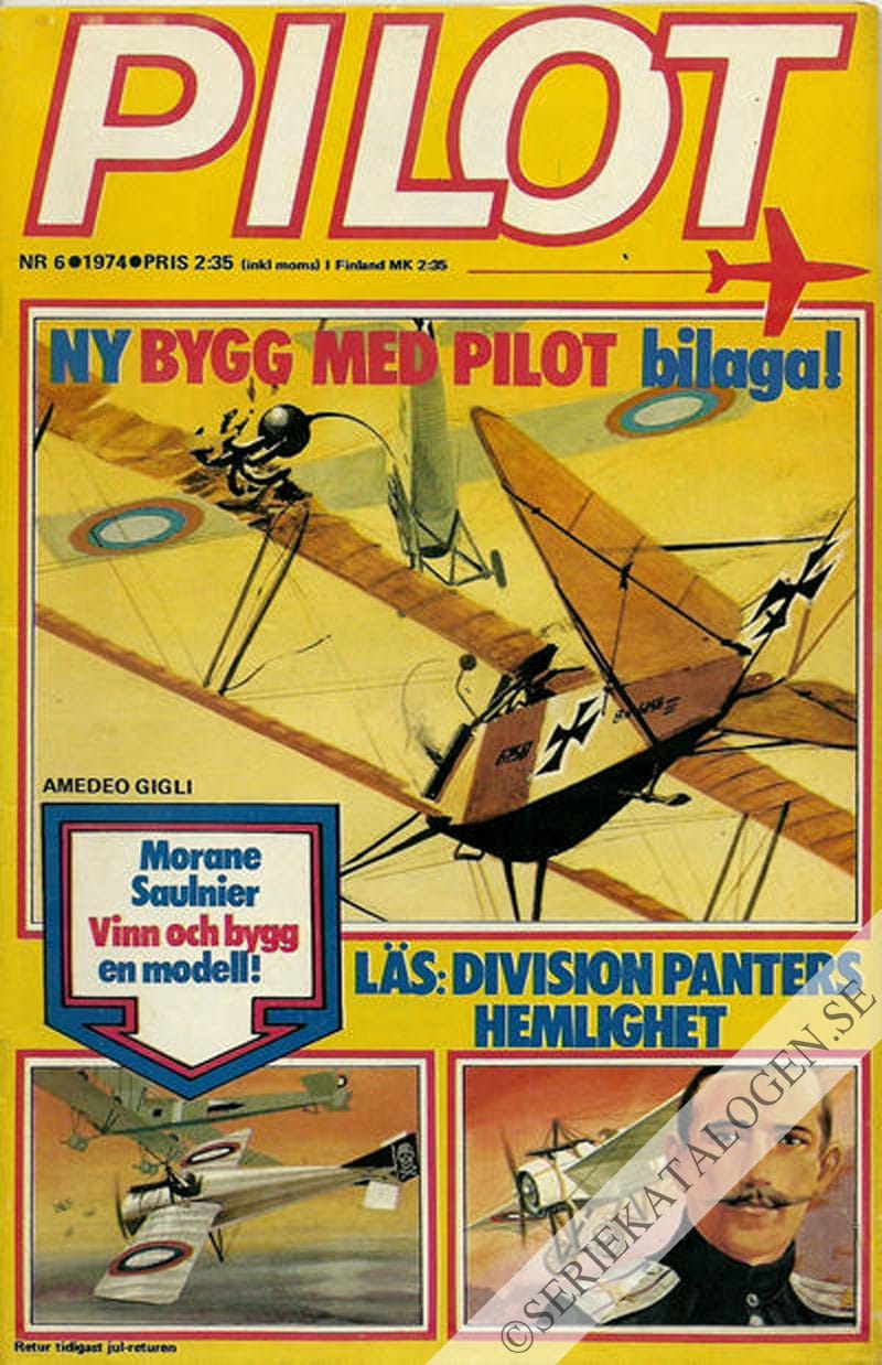 Framsida på Pilot-22 #6 (1974)