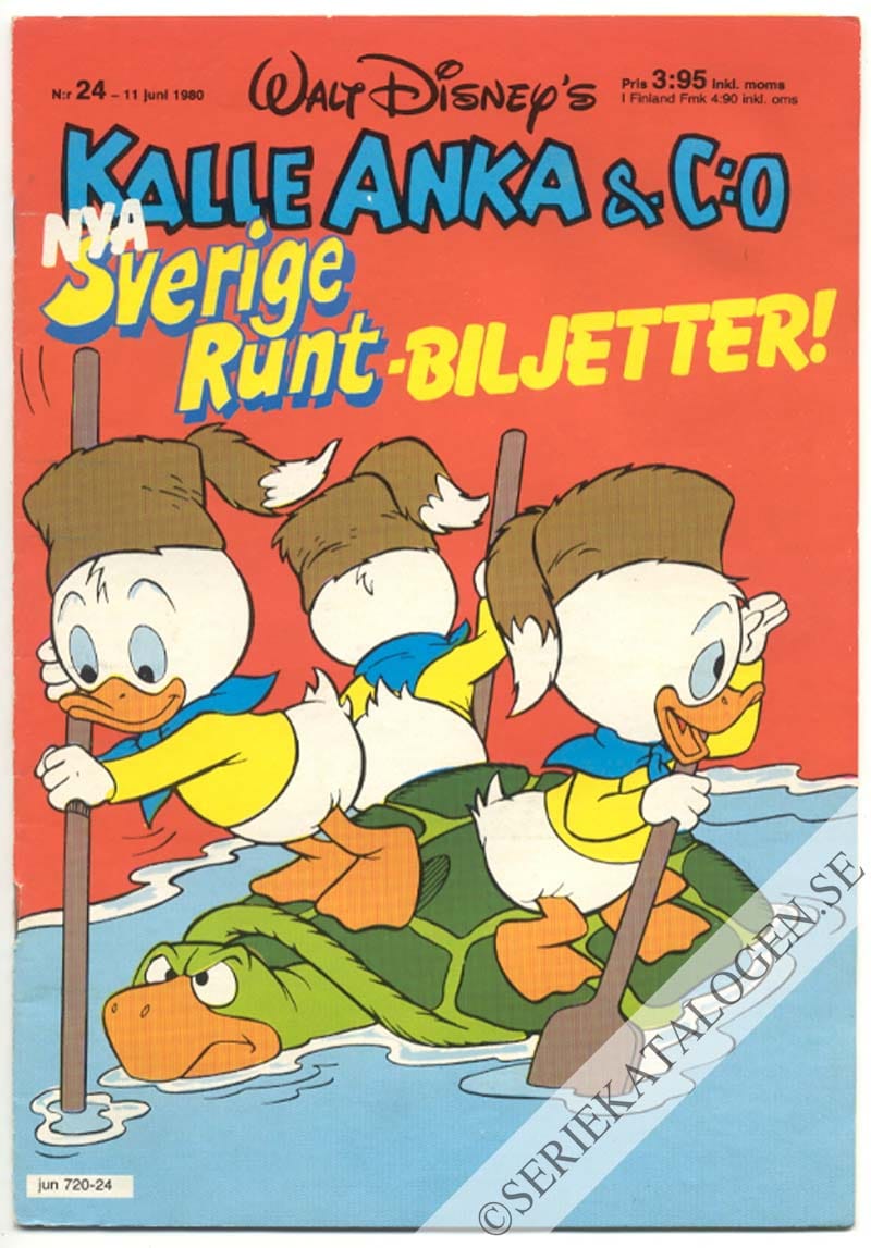 Framsida på Kalle Anka & C:o #24 (1980)