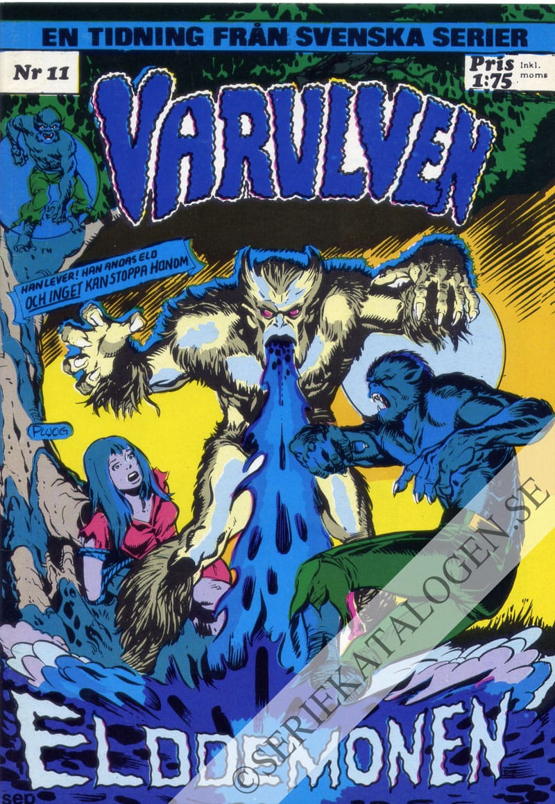 Framsida på Varulven #11 (1973)