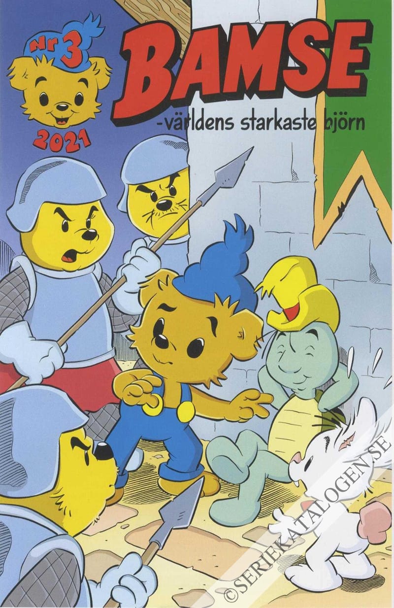 Framsida på Bamse #3 (2021)