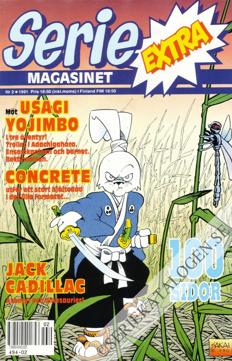 Framsida på Seriemagasinet extra #2 (1991)
