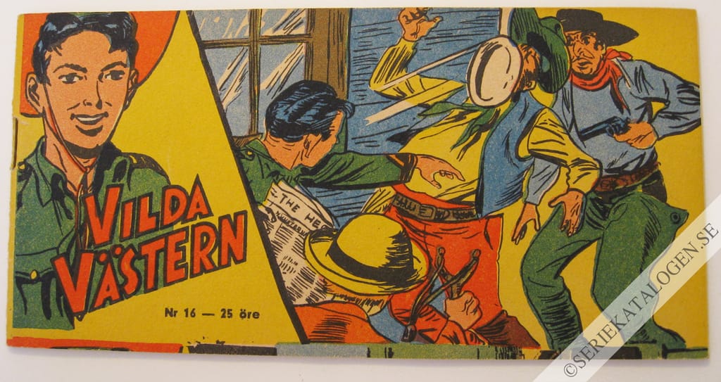 Framsida på Vilda Västern #16 (1958)