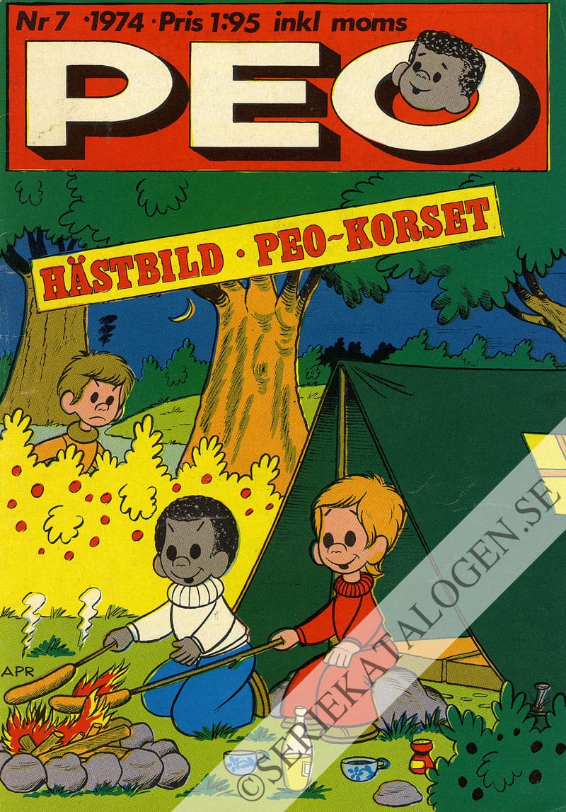 Framsida på Peo #7 (1974)