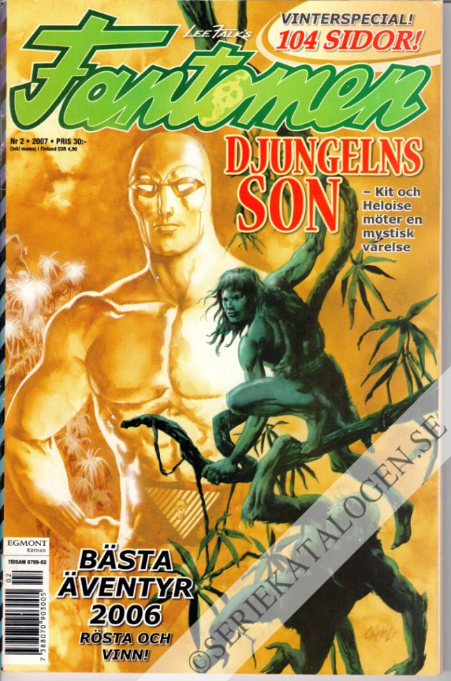 Framsida på Fantomen #2 (2007)