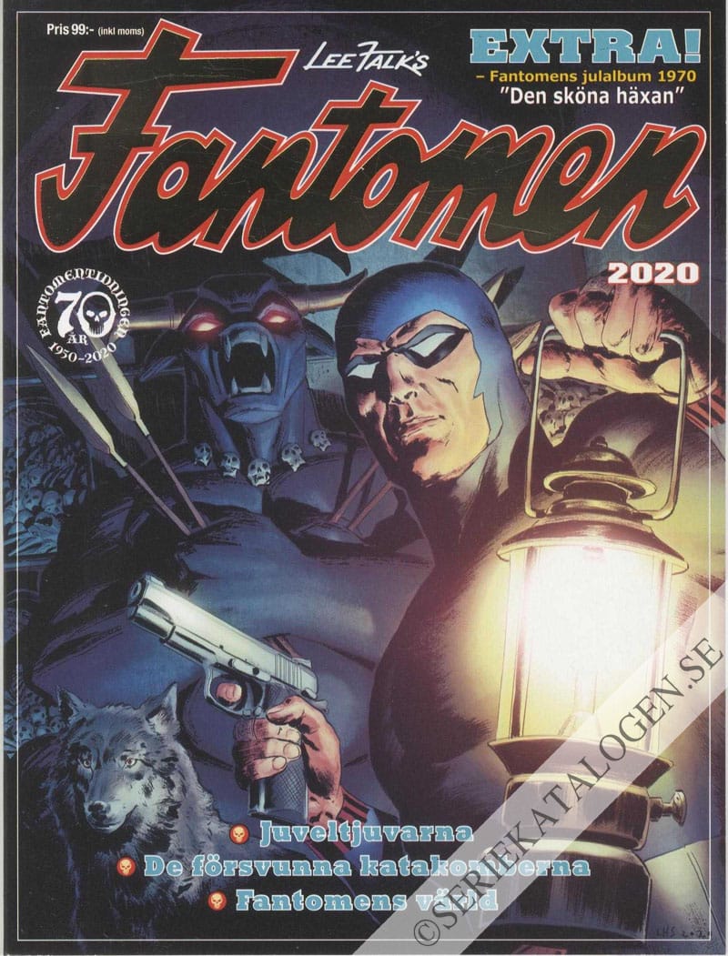 Framsida på Fantomen Juveltjuvarna/De försvunna katakomberna/Fantomens värld (2020)
