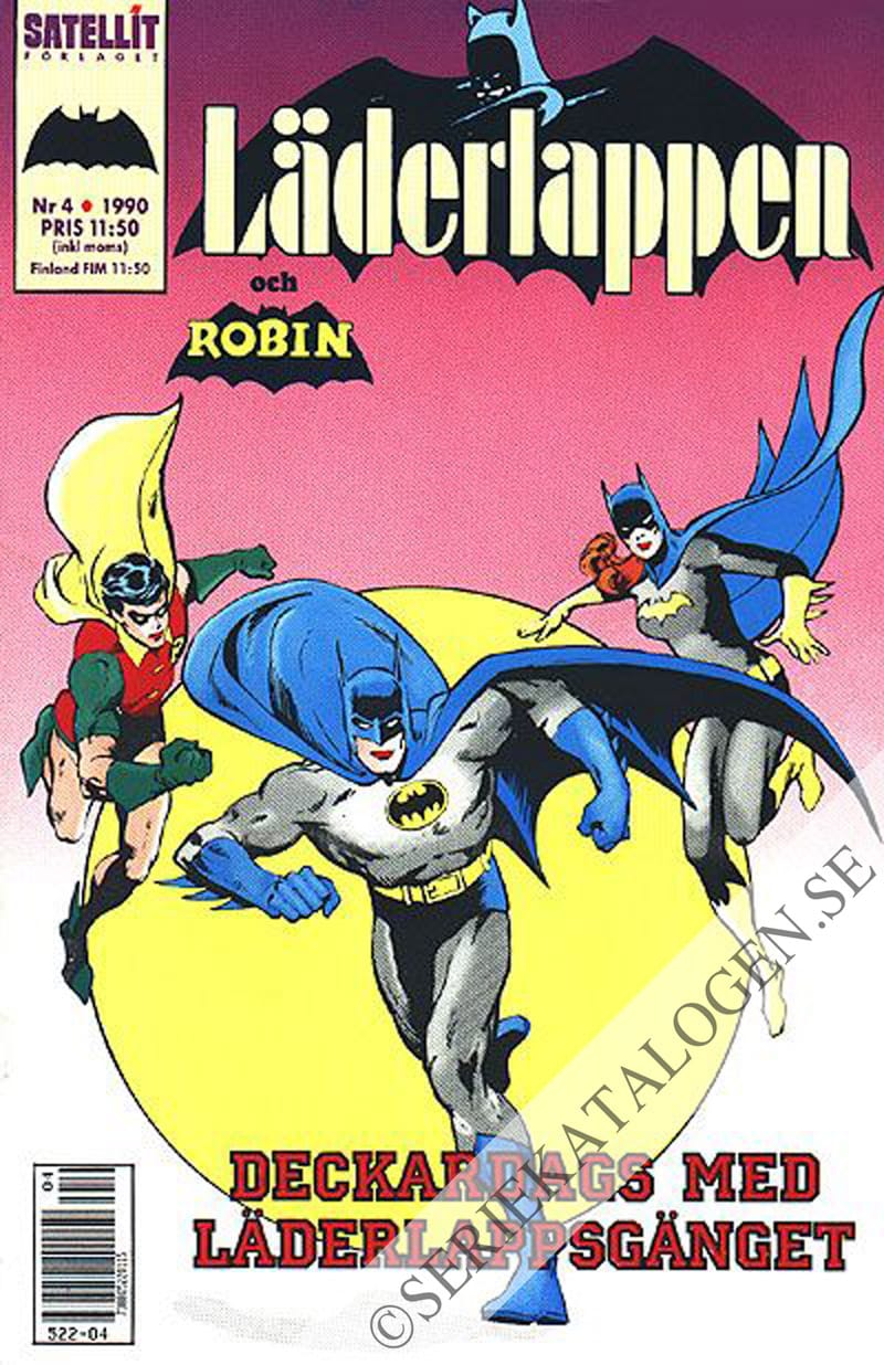 Framsida på Läderlappen och Robin #4 (1990)