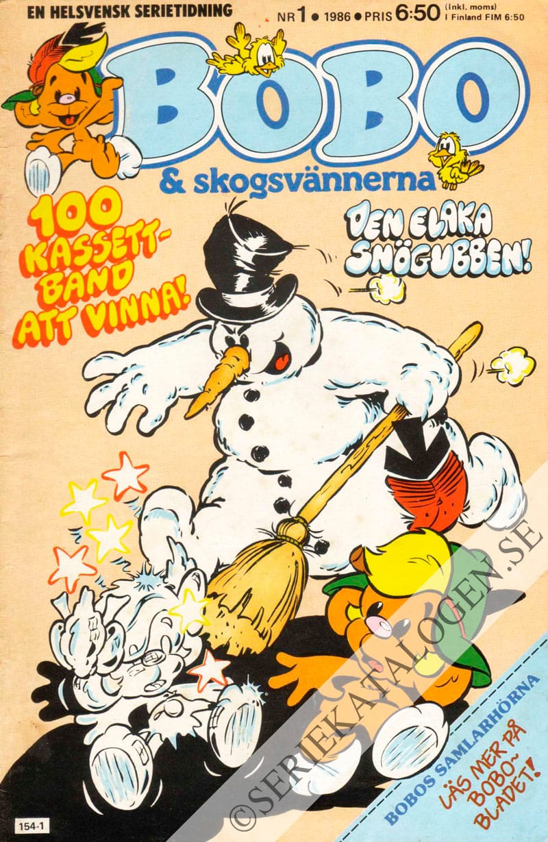 Framsida på Bobo #1 (1986)