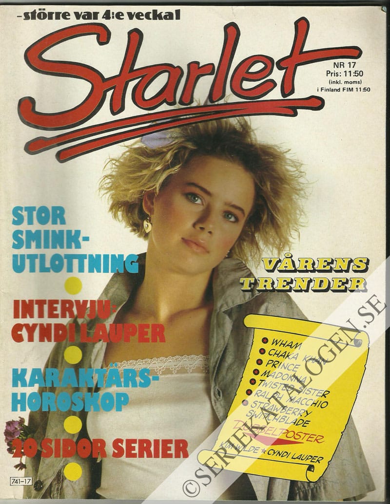 Framsida på Starlet #17 (1985)