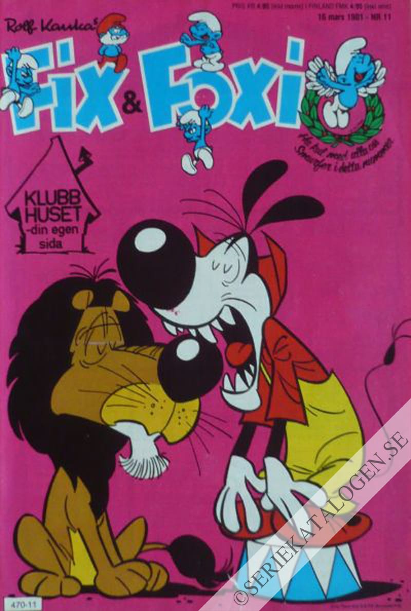 Framsida på Fix och Foxi #11 (1981)