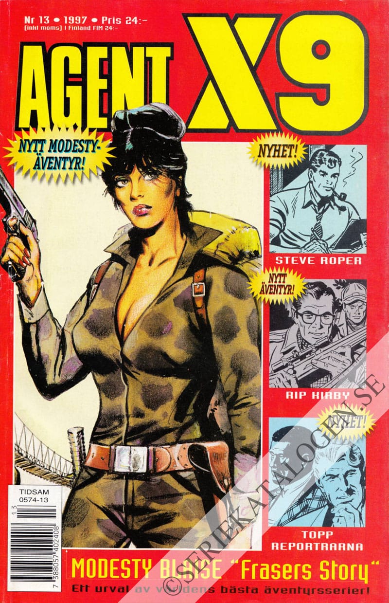 Framsida på Agent X9 #13 (1997)