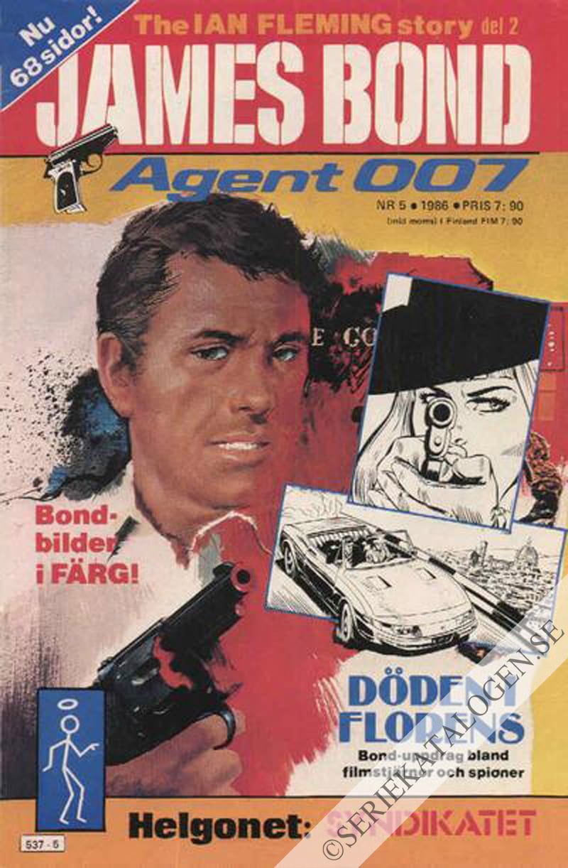 Framsida på James Bond agent 007 #5 (1986)
