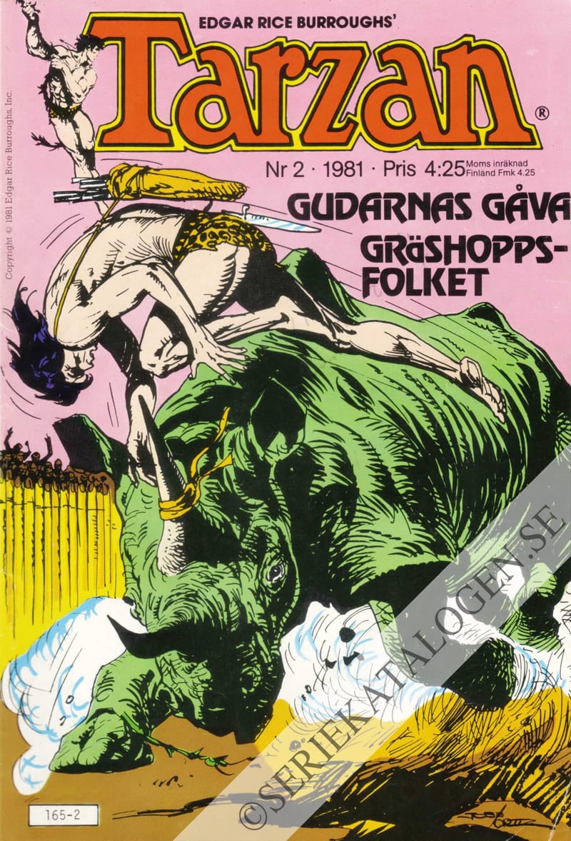 Framsida på Tarzan #2 (1981)