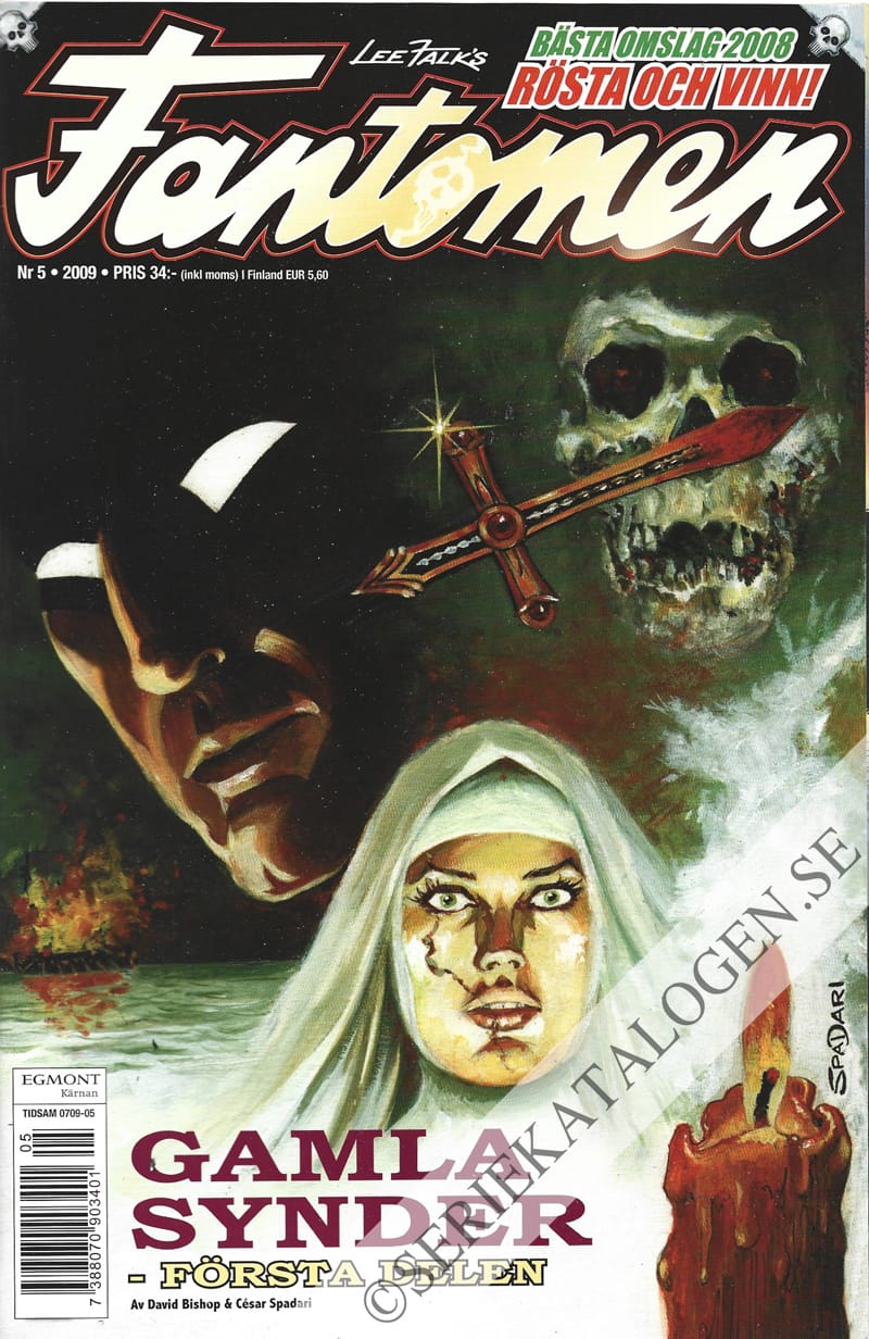 Framsida på Fantomen #5 (2009)