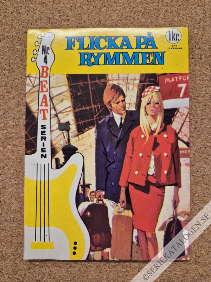 Framsida på Beatserien Flicka på rymmen (1967)