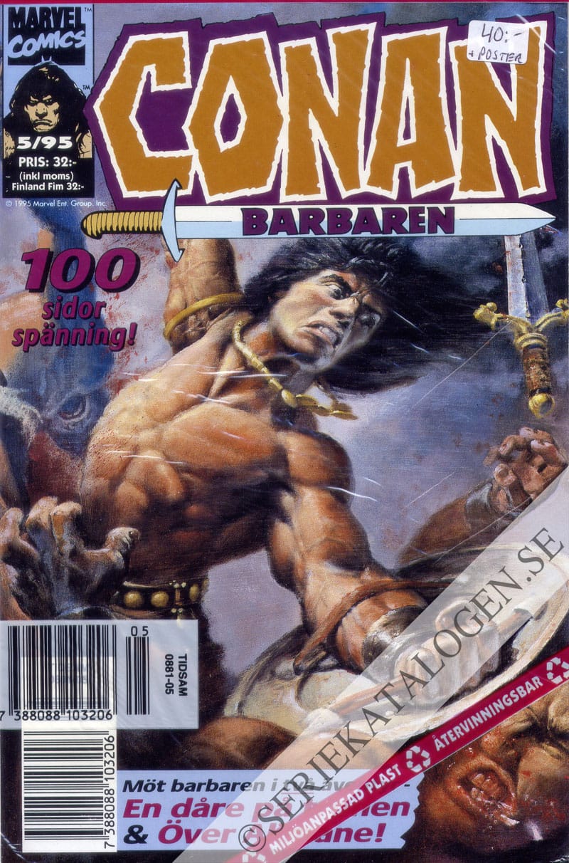 Framsida på Conan barbaren #5 (1995)