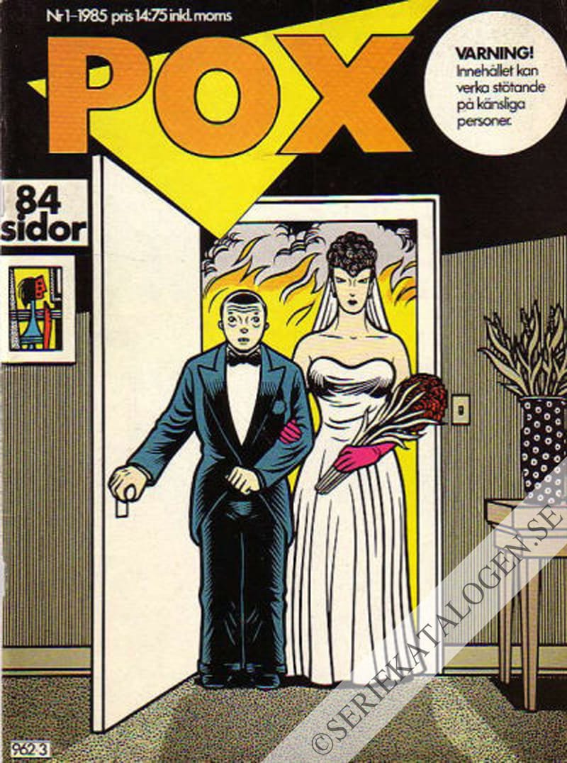 Framsida på Pox #1 (1985)