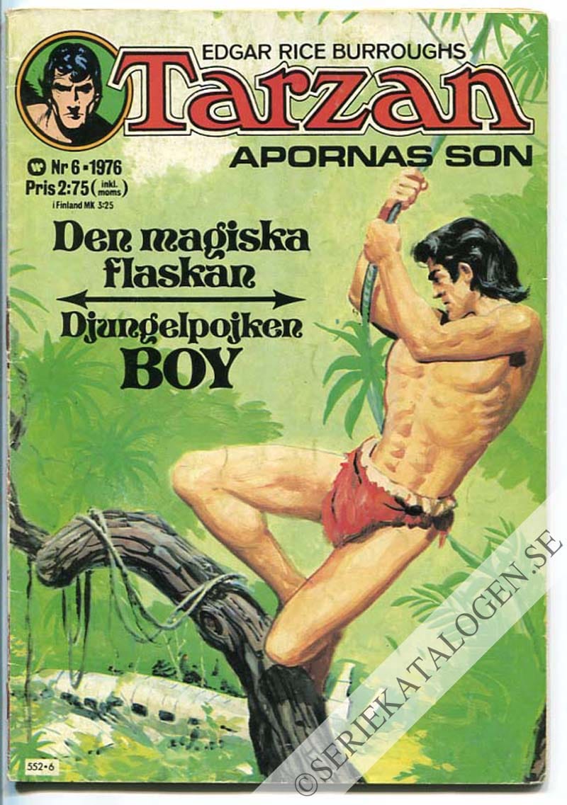Framsida på Tarzan #6 (1976)