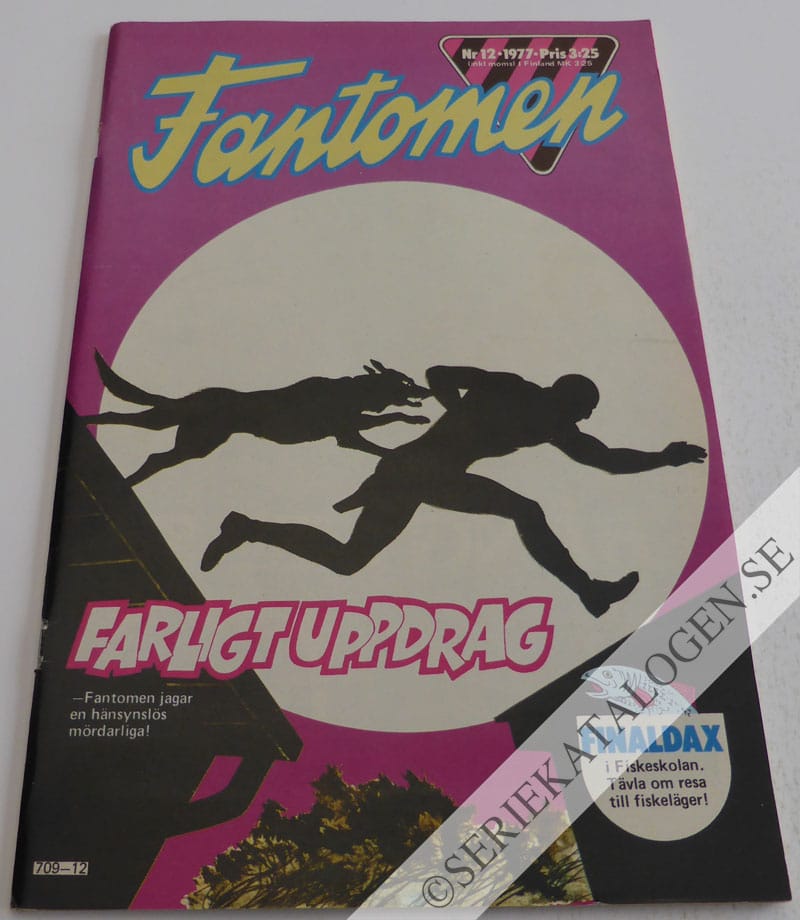 Framsida på Fantomen #12 (1977)