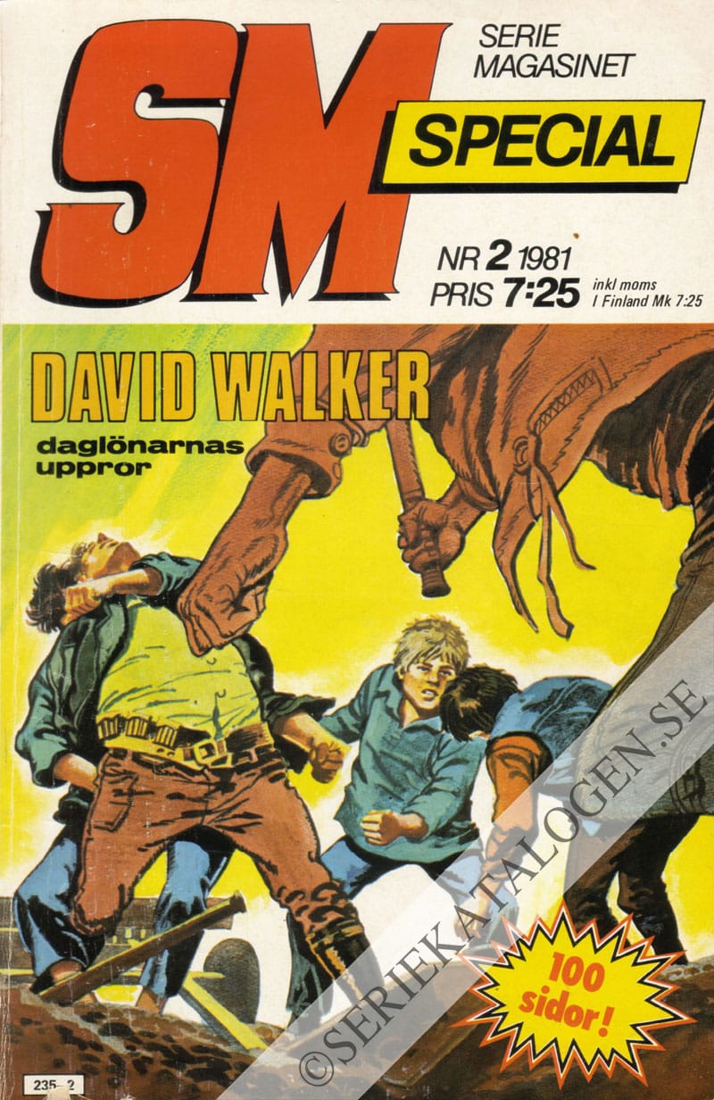 Framsida på Seriemagasinet specialalbum #2 (1981)