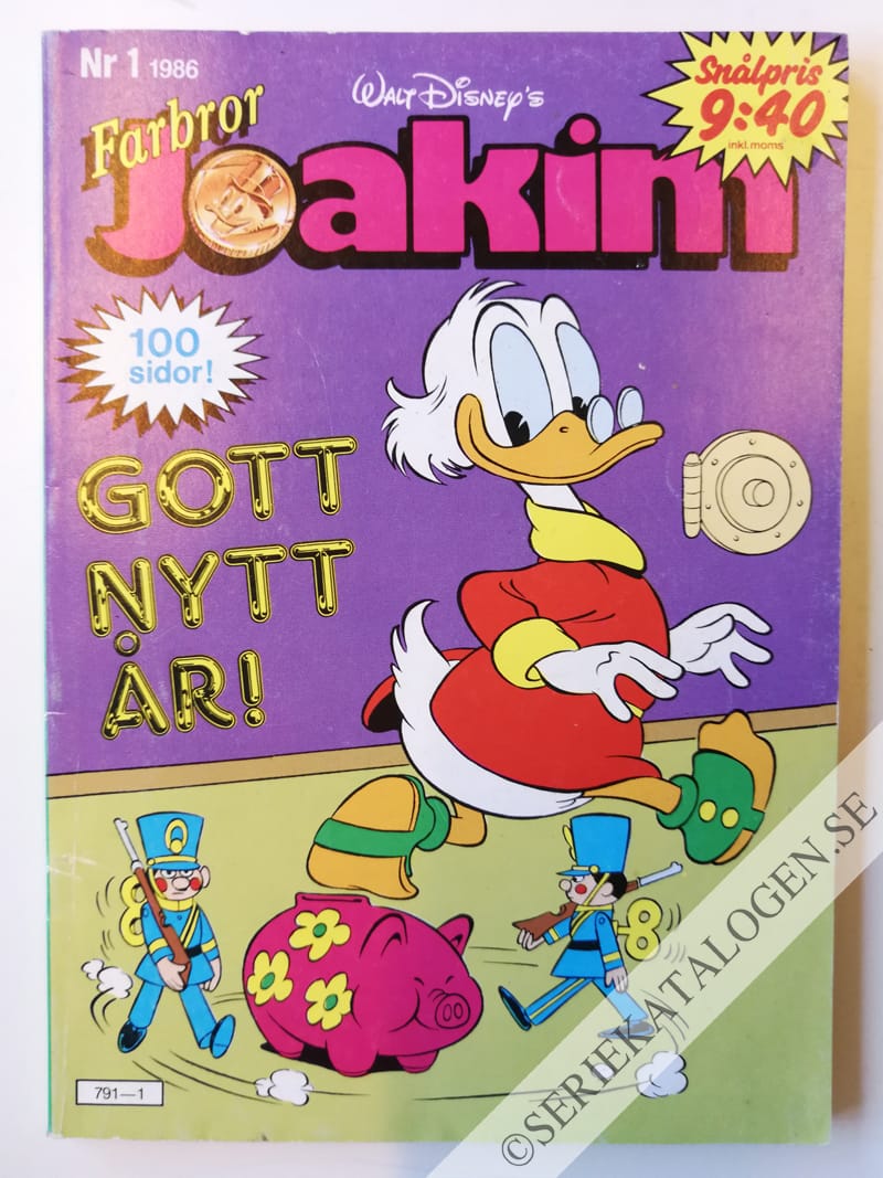 Framsida på Joakim #1 (1986)