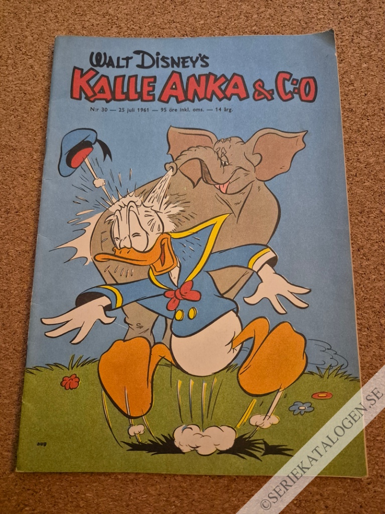 Framsida på Kalle Anka & C:o #30 (1961)