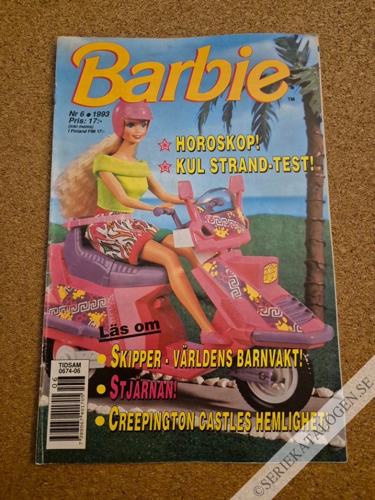Framsida på Barbie #6 (1993)