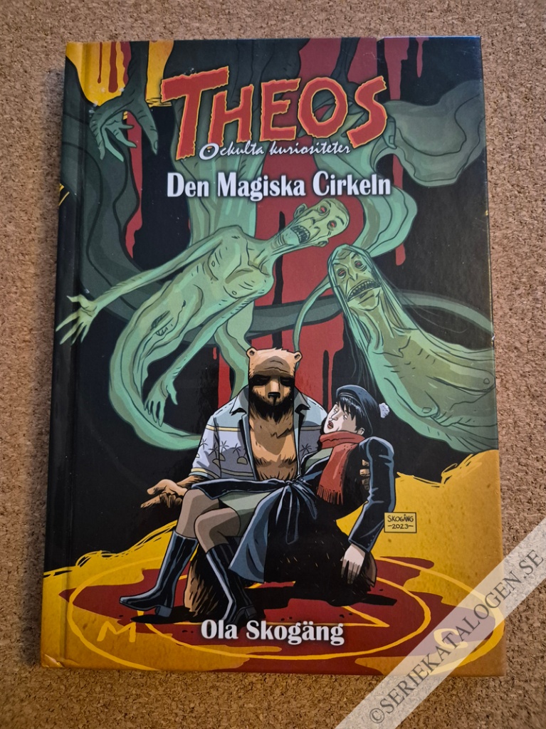 Framsida på Theos ockulta kuriositeter Den magiska cirkeln (2023)