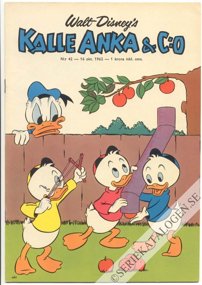 Framsida på Kalle Anka & C:o #42 (1962)