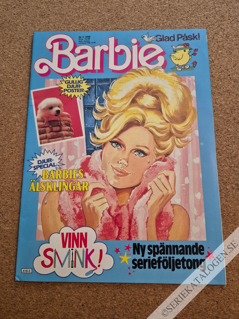 Framsida på Barbie #3 (1988)