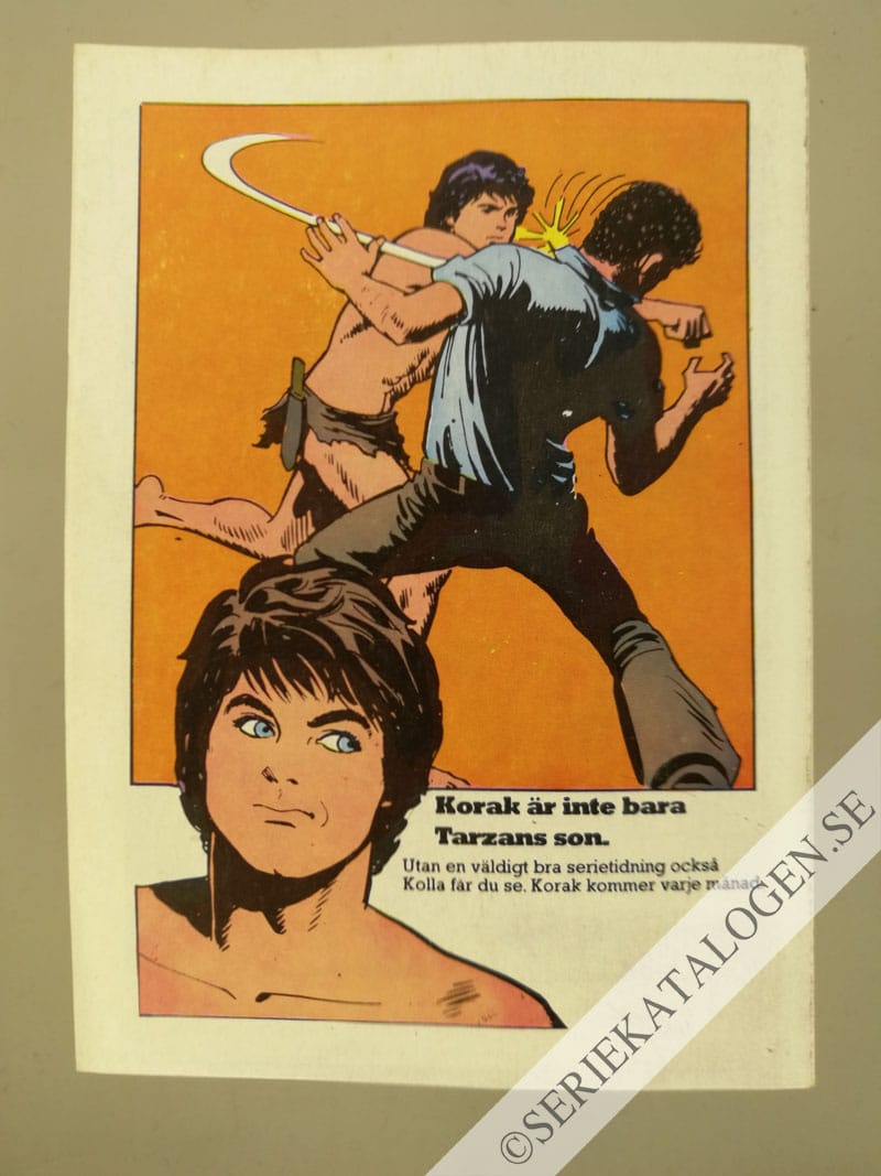 Baksida på Att dö i krig (1981)