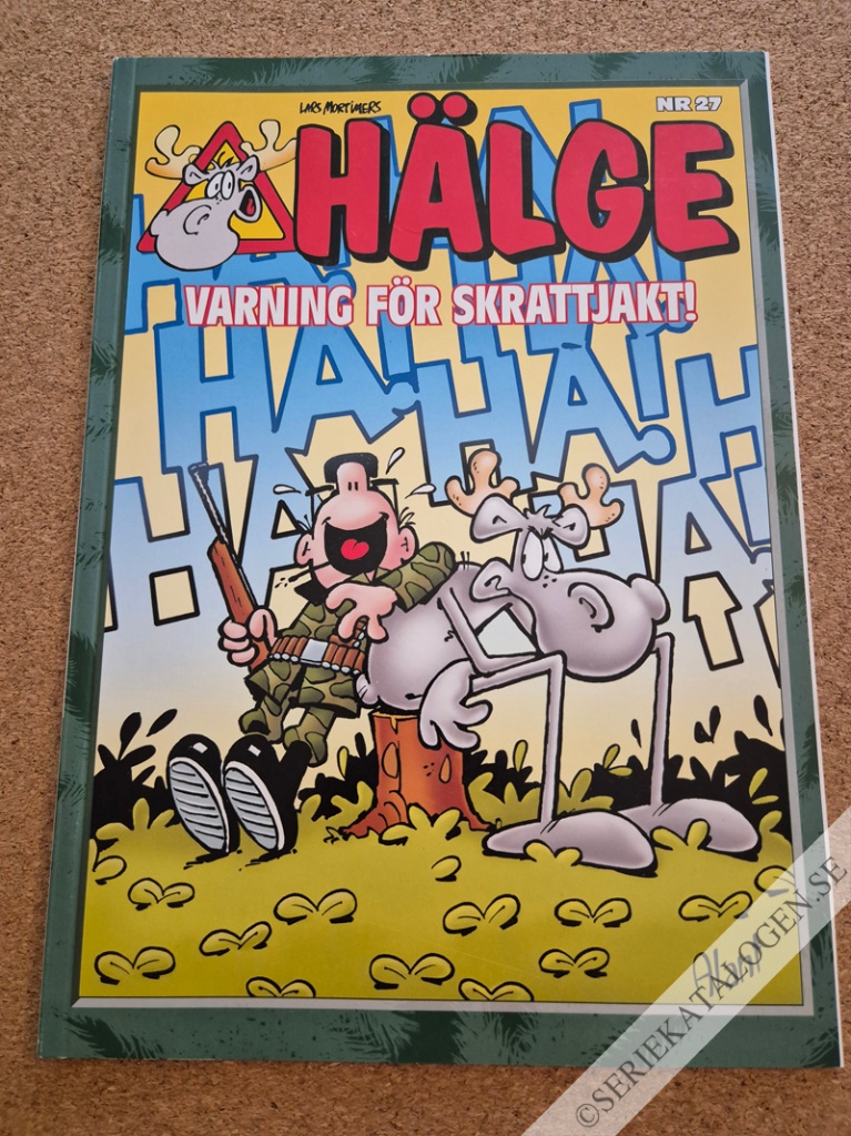 Framsida på Hälge Varning för skrattjakt! (2018)