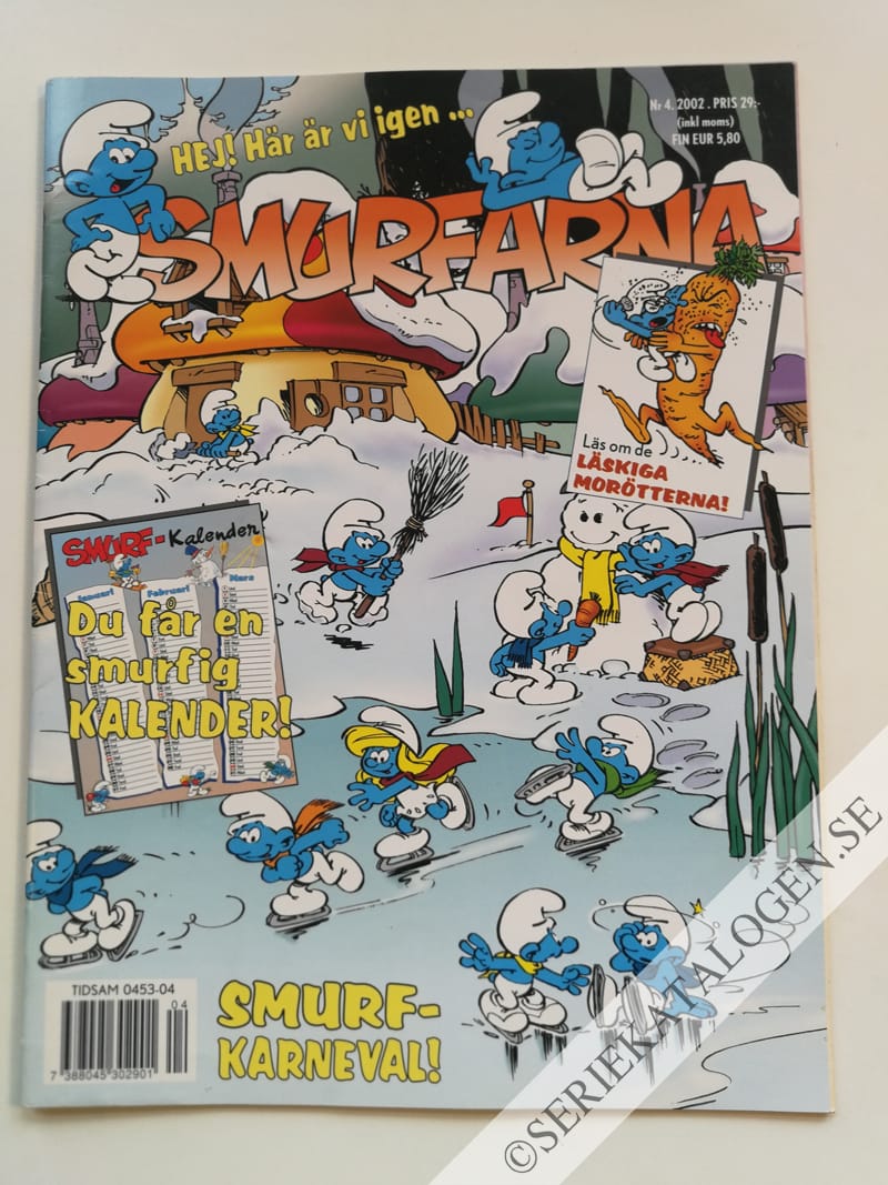 Framsida på Smurfarna #4 (2002)