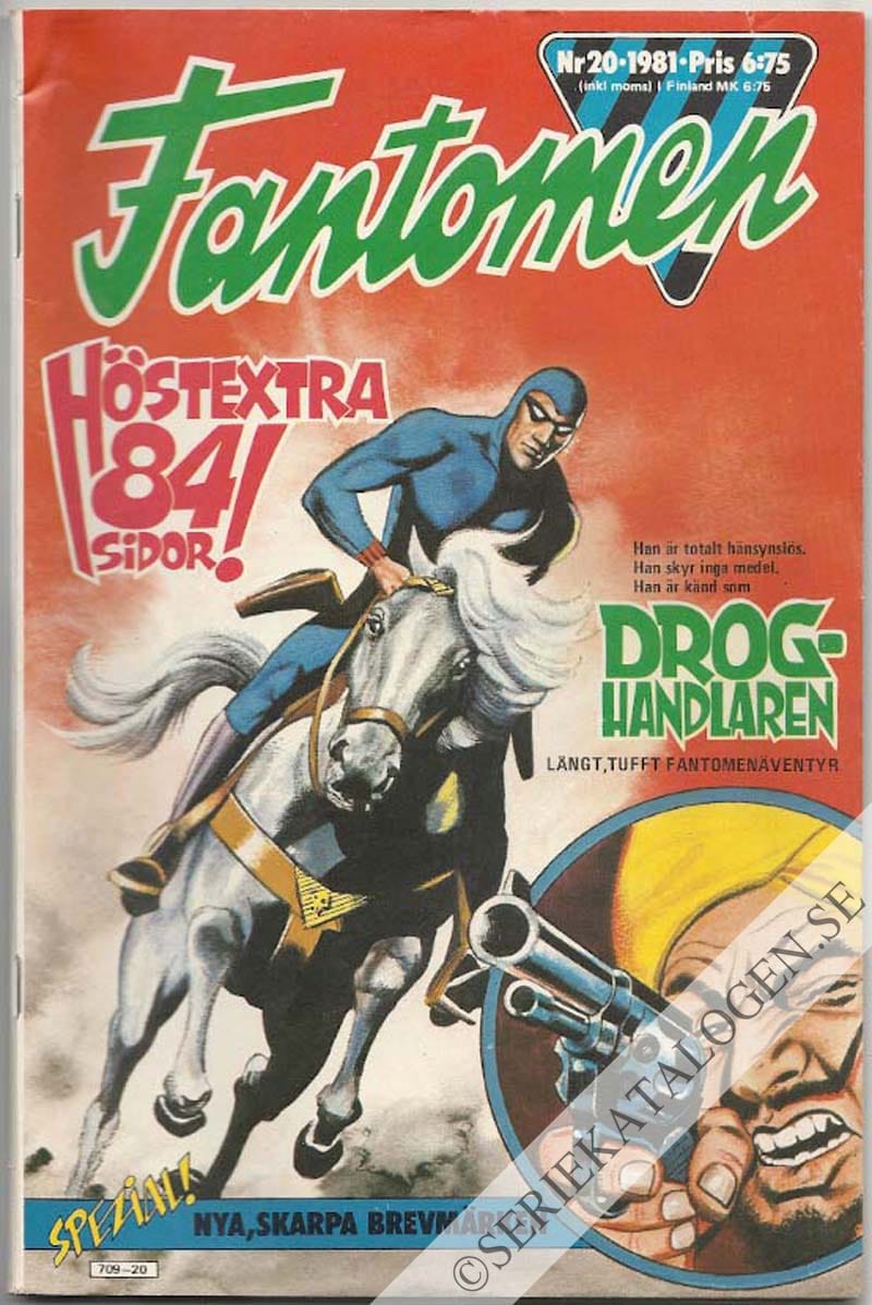 Framsida på Fantomen #20 (1981)