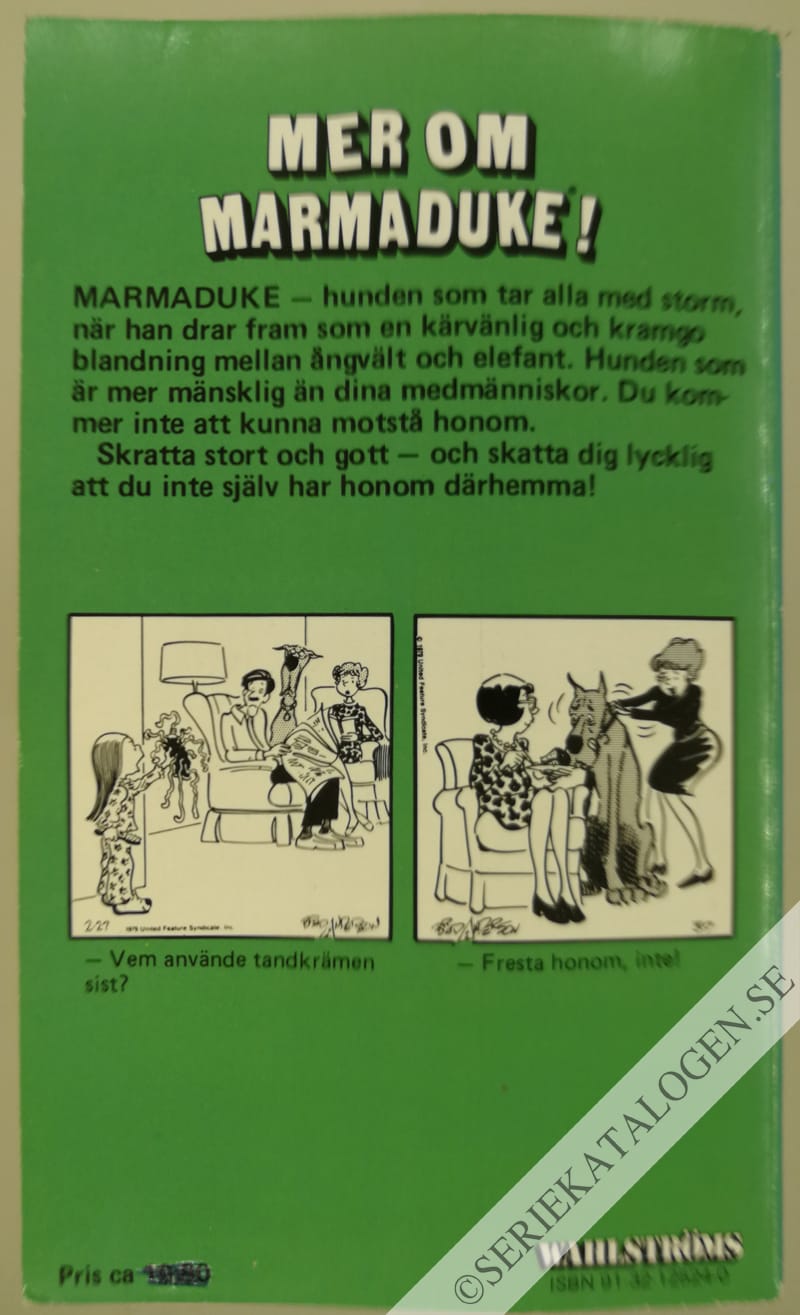 Baksida på Mer om Marmaduke! (1985)