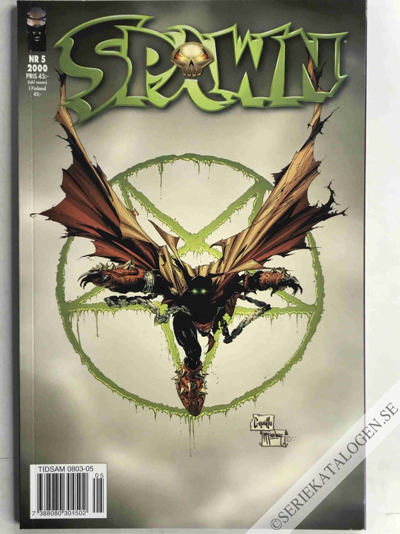 Framsida på Spawn #5 (2000)