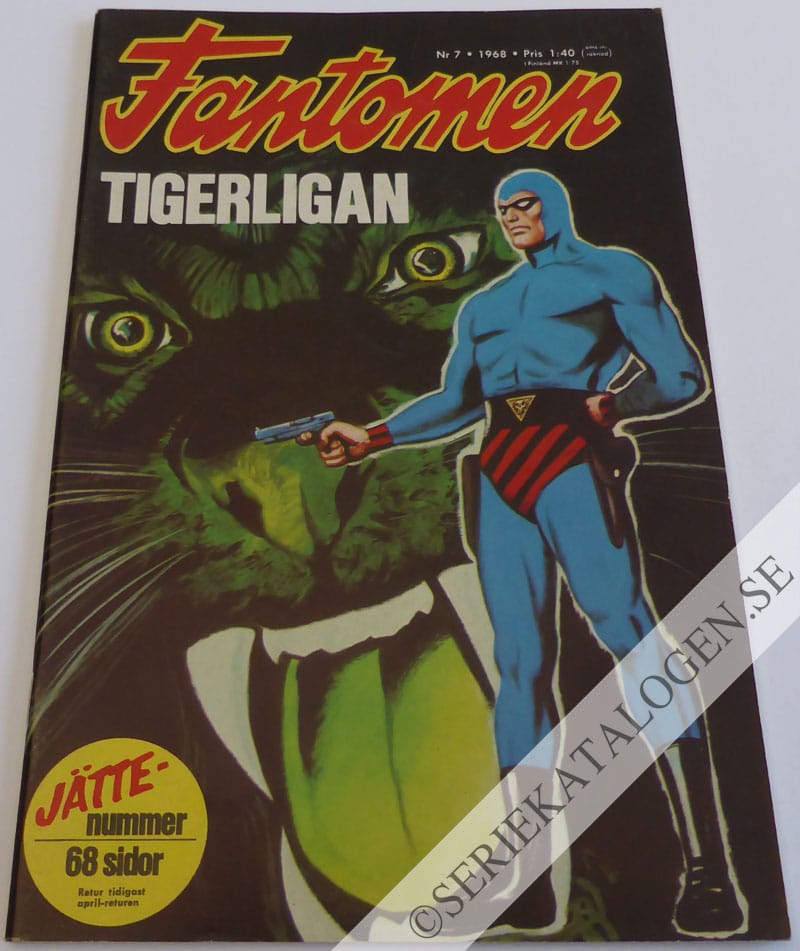 Framsida på Fantomen #7 (1968)