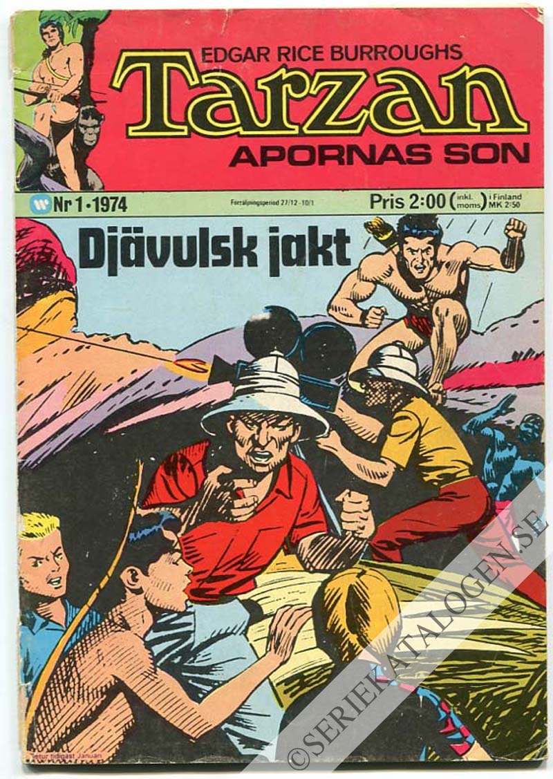 Framsida på Tarzan #1 (1974)