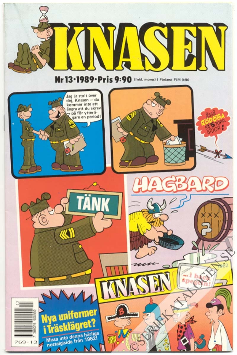 Framsida på Knasen #13 (1989)