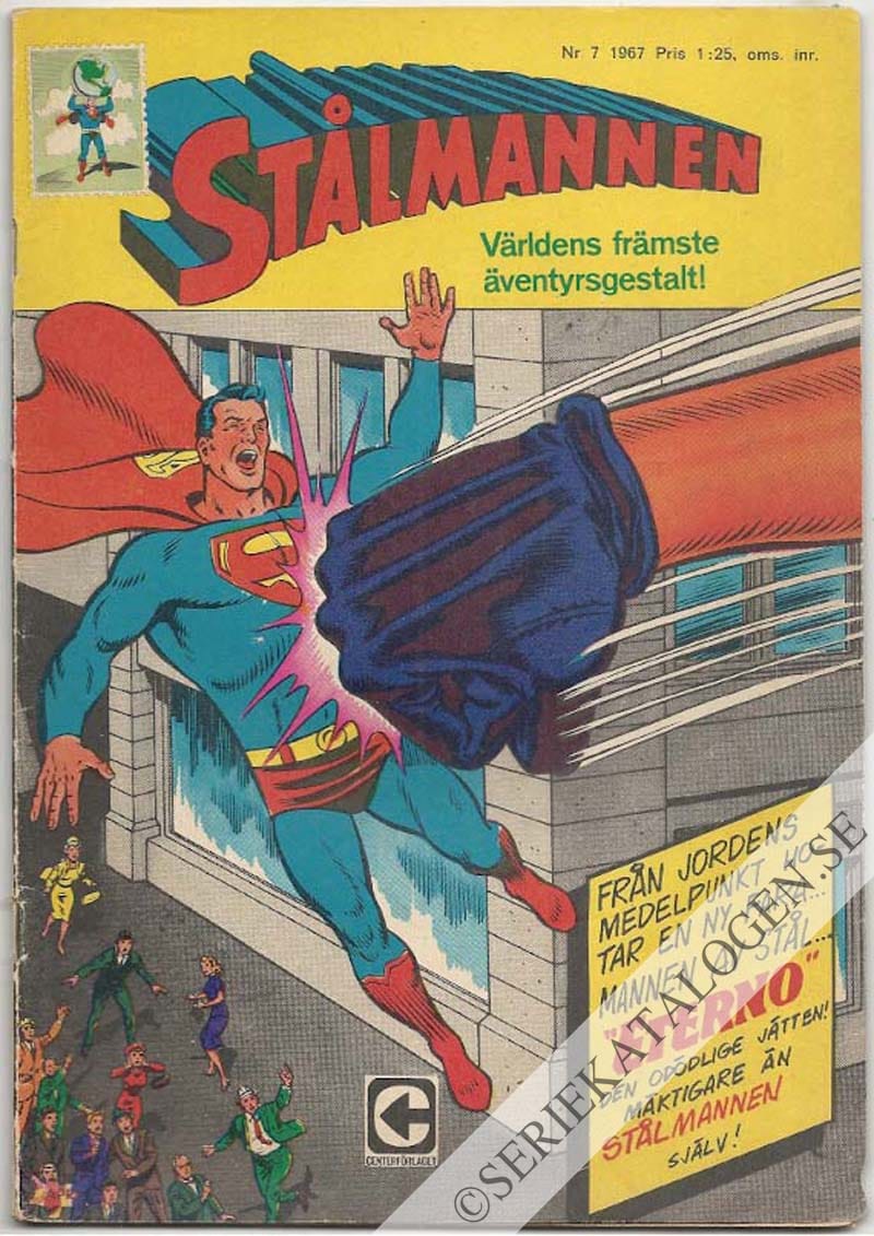 Framsida på Stålmannen #7 (1967)