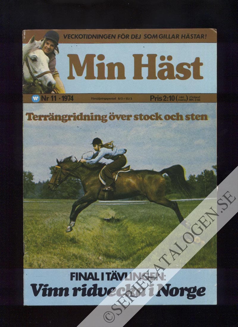 Framsida på Min häst #11 (1974)