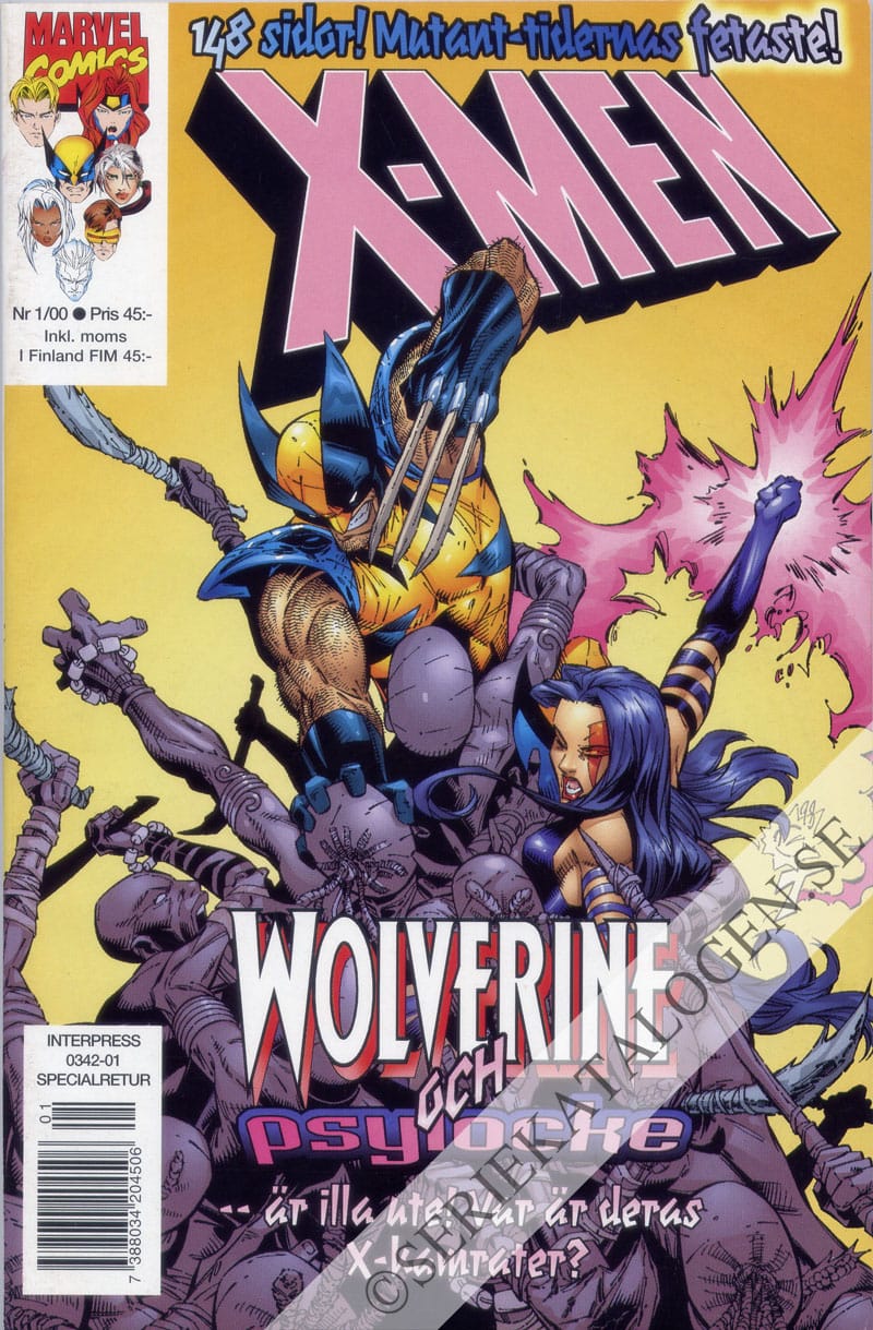 Framsida på X-Men #1 (2000)