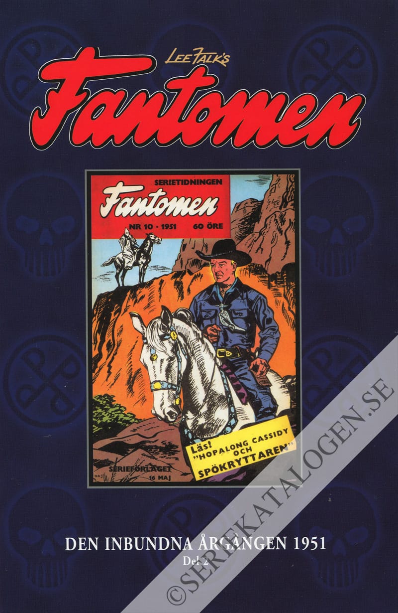 Framsida på Fantomen - den inbundna årgången 1951 del2 (2003)