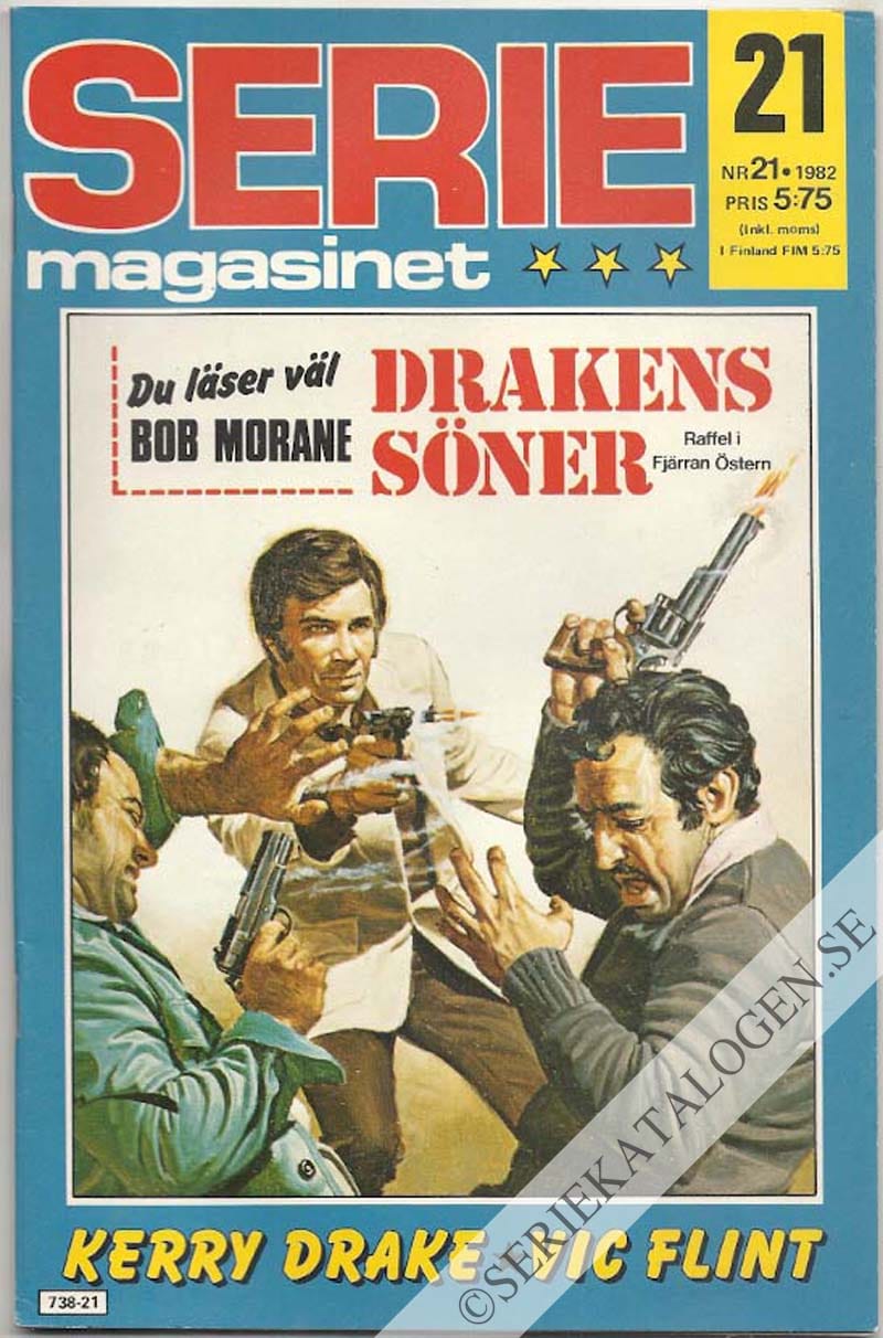 Framsida på Seriemagasinet #21 (1982)