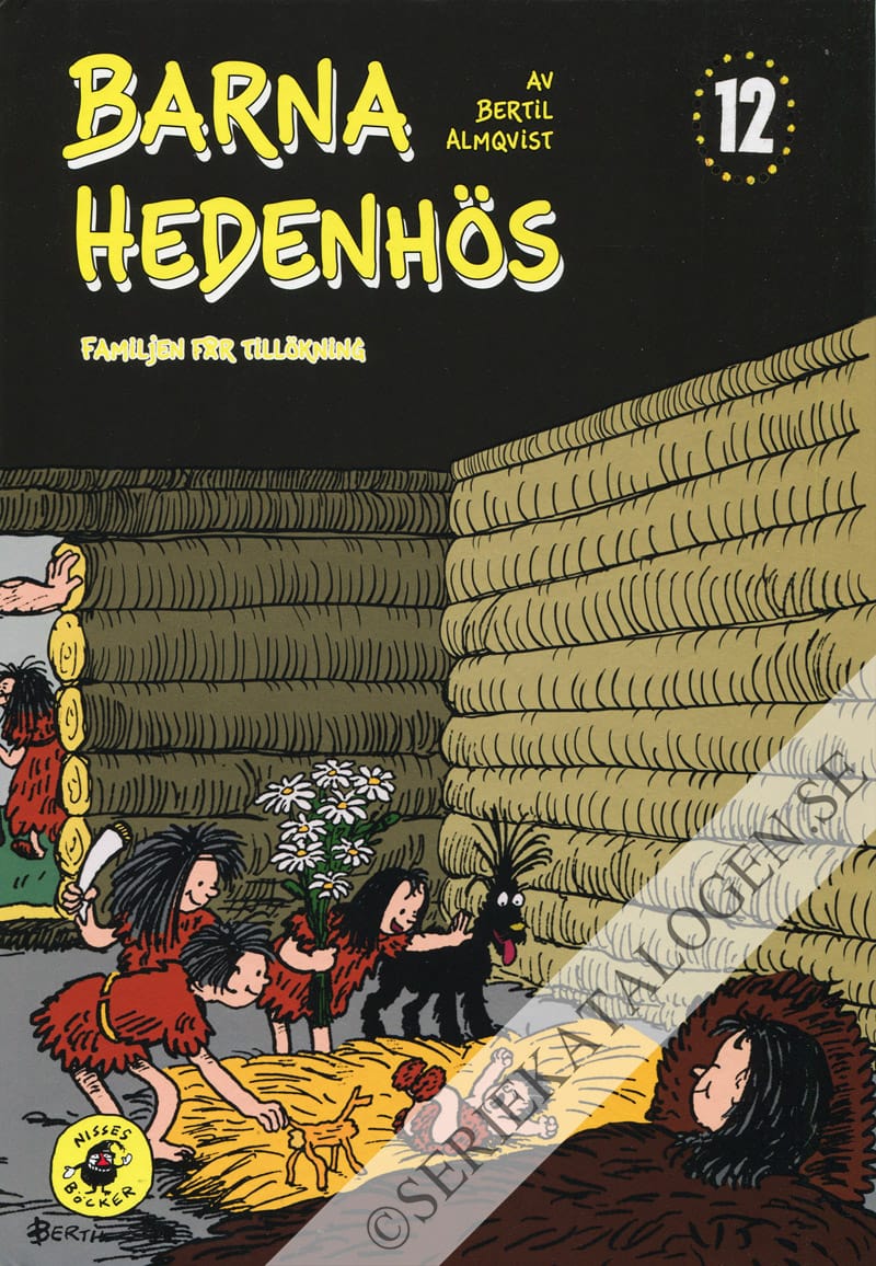 Framsida på Barna Hedenhös Familjen får tillökning (2012)