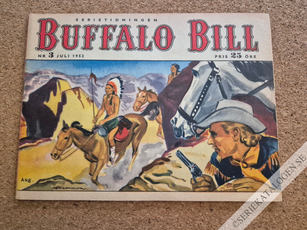 Framsida på Buffalo Bill #3 (1952)
