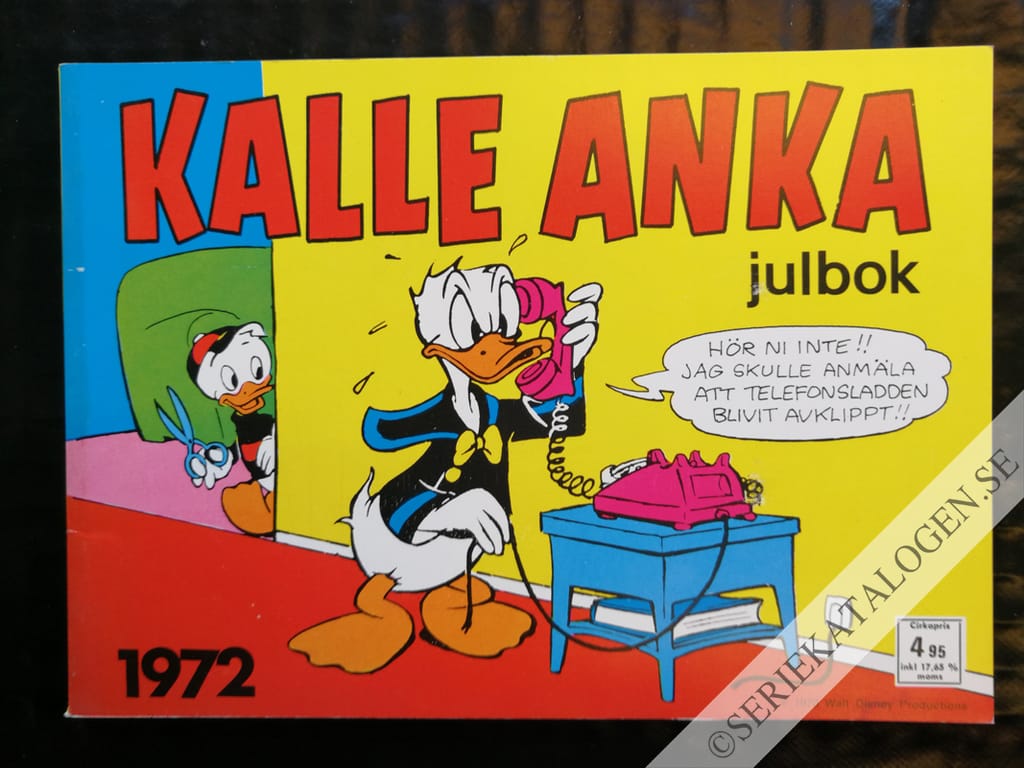 Framsida på Kalle Ankas julbok # (1971)